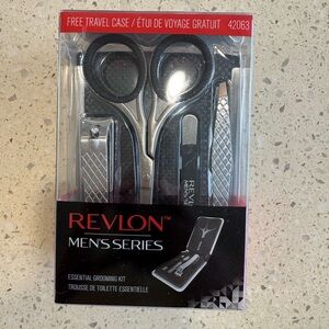 Revlon Men's Series Grooming Kit - Black and Silver